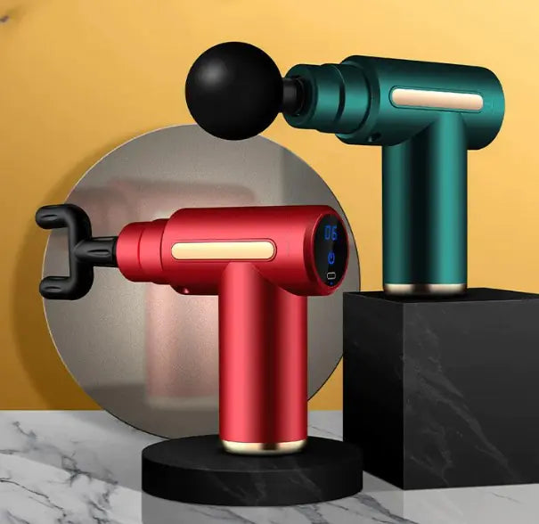 Mini Massage Gun Pro – Alivio Muscular Instantáneo en Casa o Gym