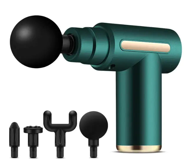 Mini Massage Gun Pro – Alivio Muscular Instantáneo en Casa o Gym