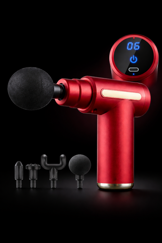 Mini Massage Gun Pro – Alivio Muscular Instantáneo en Casa o Gym