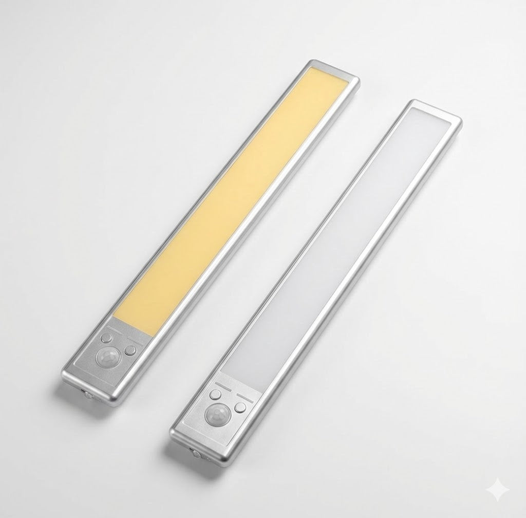 Luz LED Inteligente con Sensor de Movimiento – Recargable y Automática